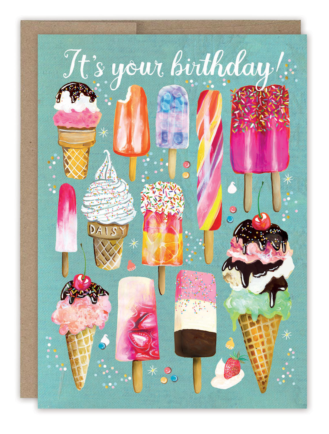 Frozen Treats Birthday Card