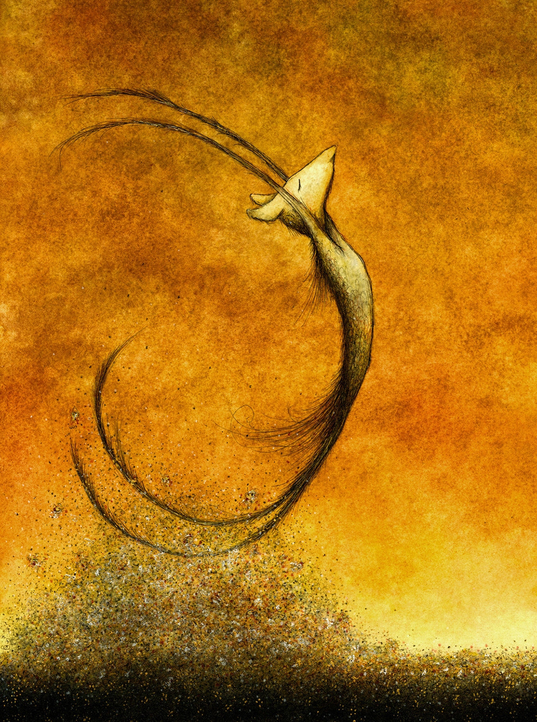 Future Golden Remains Print