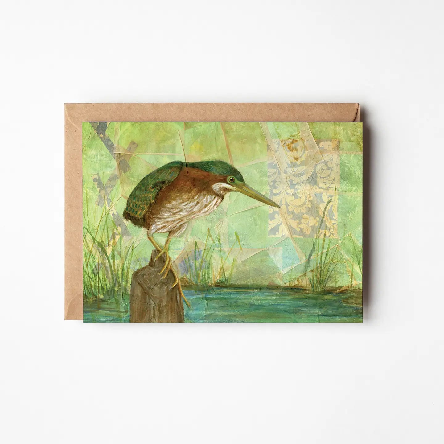 Green Heron Greeting Card