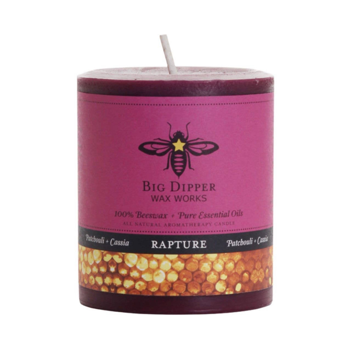 Beeswax Aromatherapy Pillars - Medium