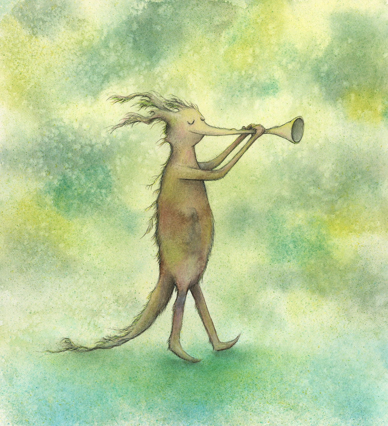 In Order To Free His Mind Greeting Card