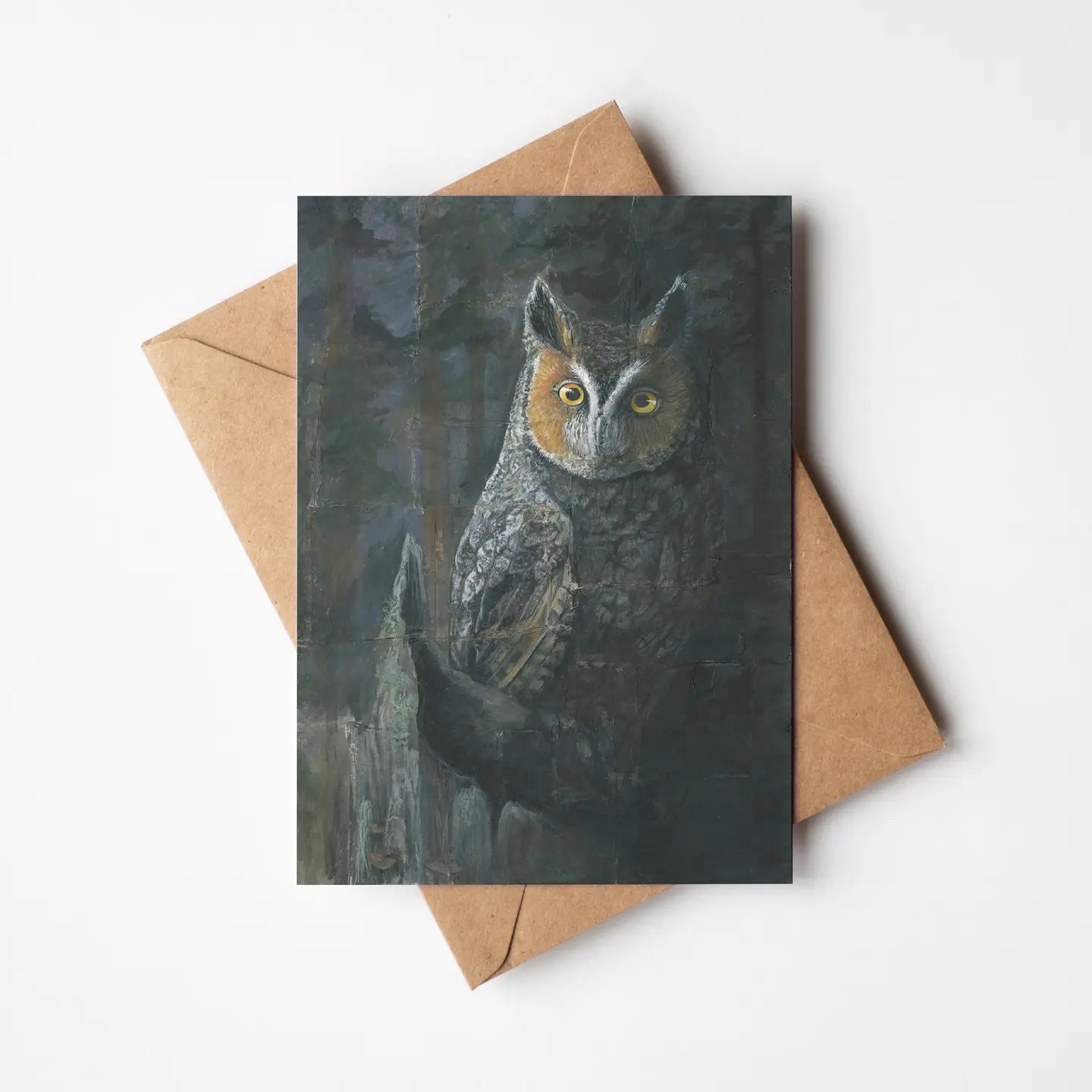 Long-eared Owl Greeting Card