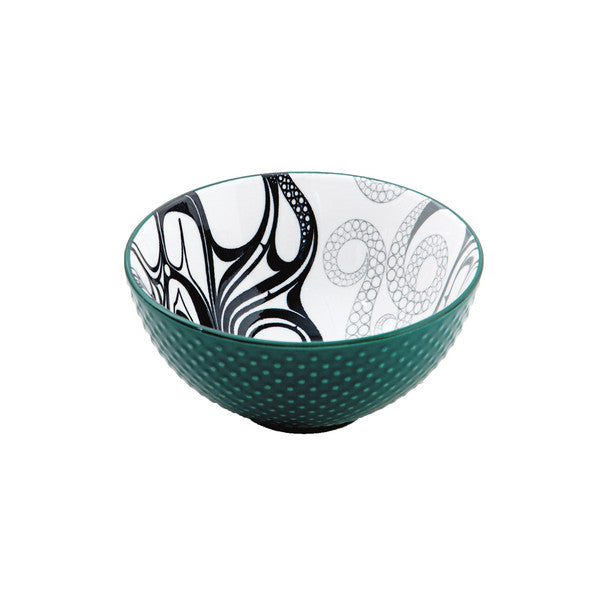 Octopus (NUU) by Ernest Swanson Porcelain Art Bowl