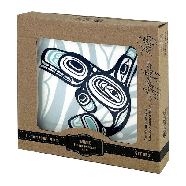 Appetizer Plates (Set of 2) - Whale