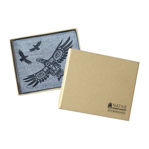 Crosshatch Wallet - Soaring Eagle