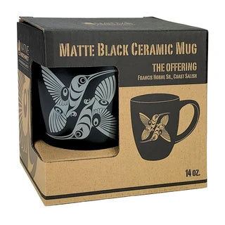 14 oz Black Mug - The Offering