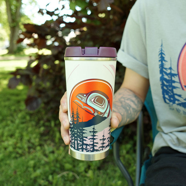 18 oz Art Travel Mug - The Light Keeper
