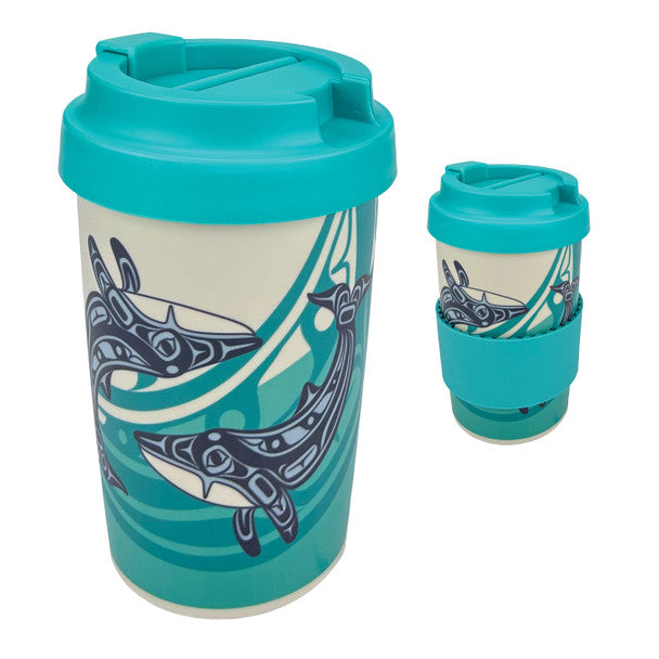 15 oz Eco Travel Mug - Humpback Whale