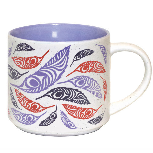 Ceramic Mug Feather (16 oz)