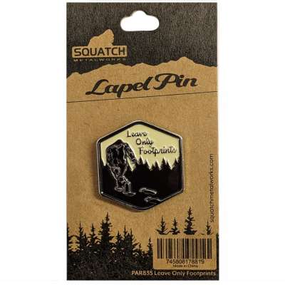 Leave Only Footprints Forest Pin