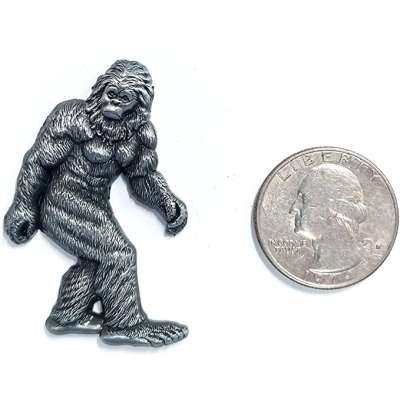 Sasquatch - Sculpted Pewter Magnet