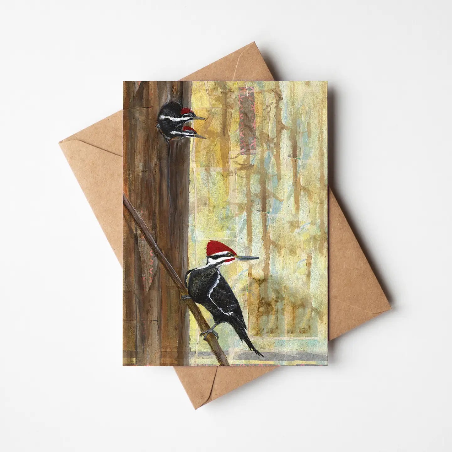Pileated Woodpeckers Greeting Card