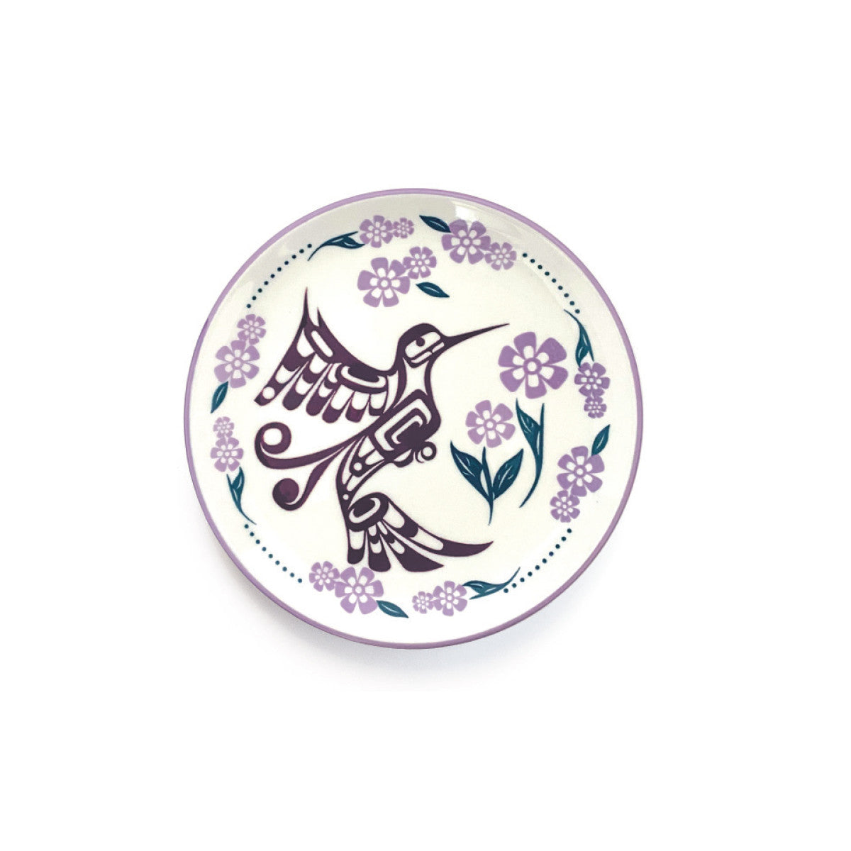 Hummingbird Porcelain Art Plate