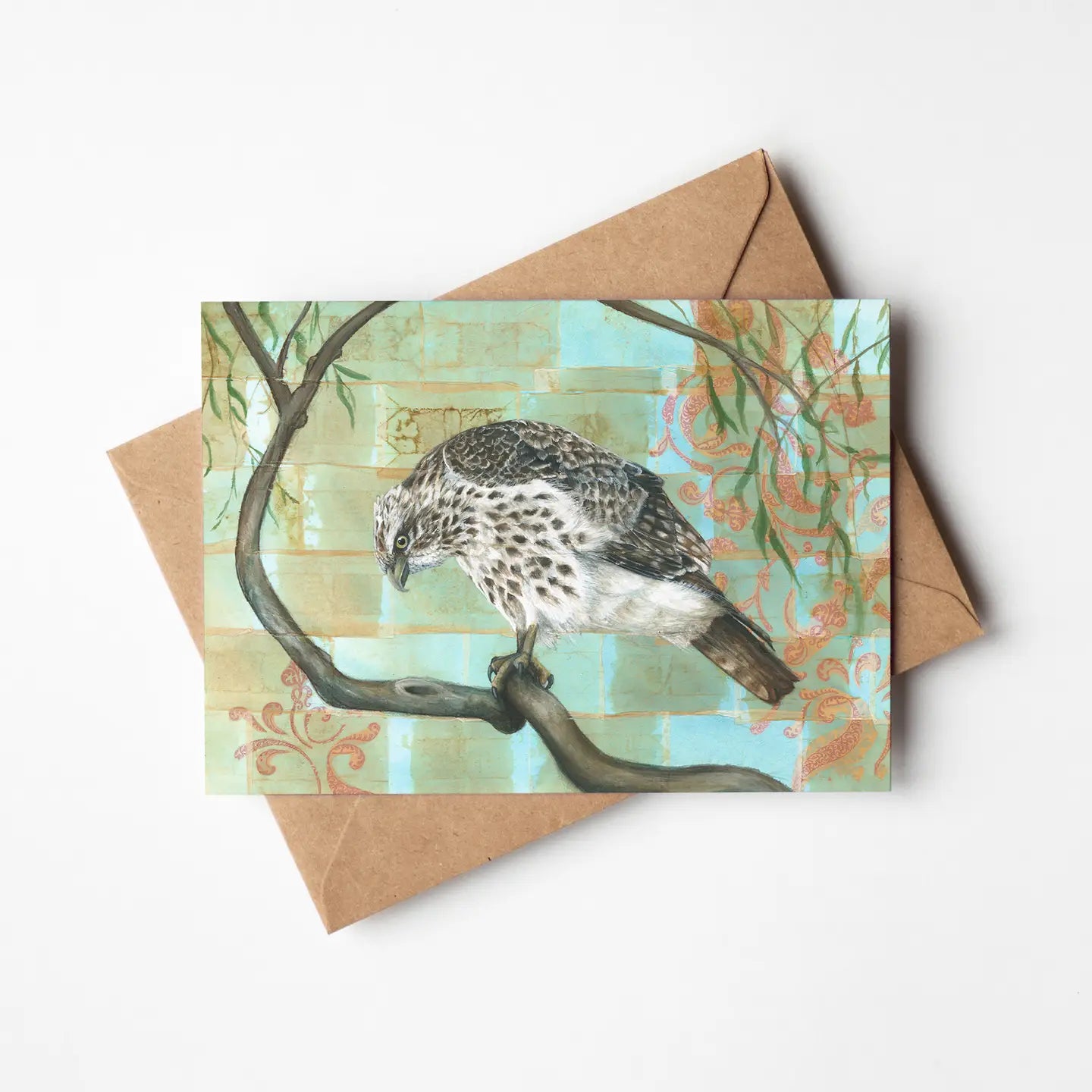 Red-Tailed Hawk Light Morph Greeting Card