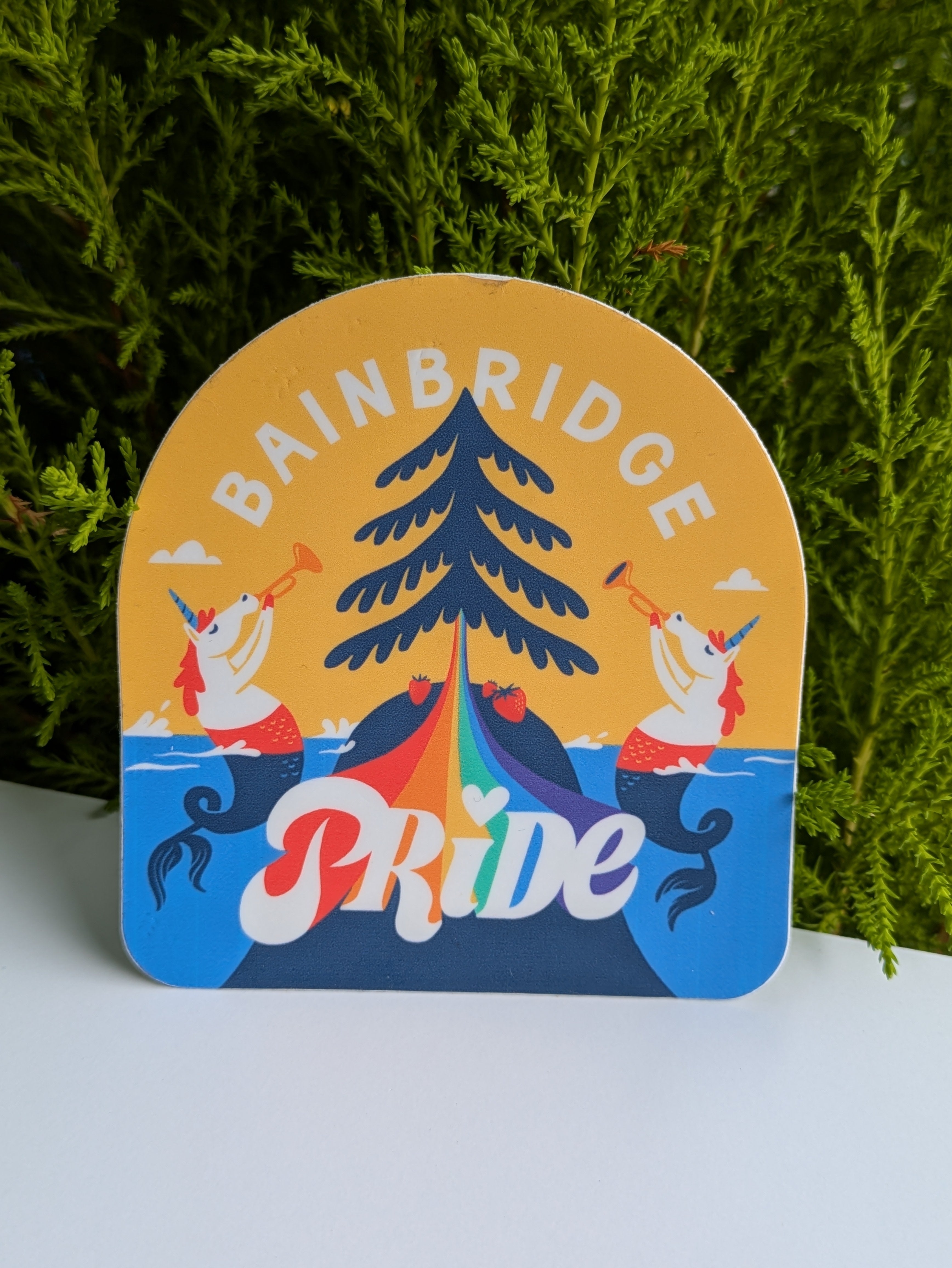 Rooted in Pride Sticker - Bainbridge Pride