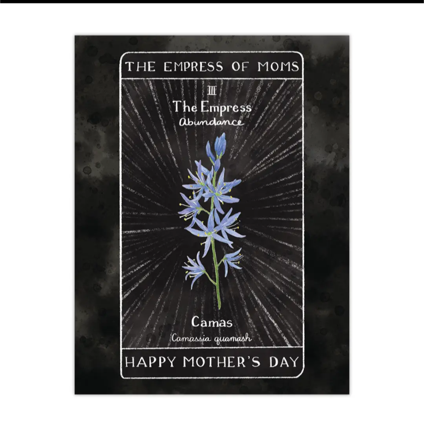 Tarot Mother's Day Card - Botanical Greeting Card