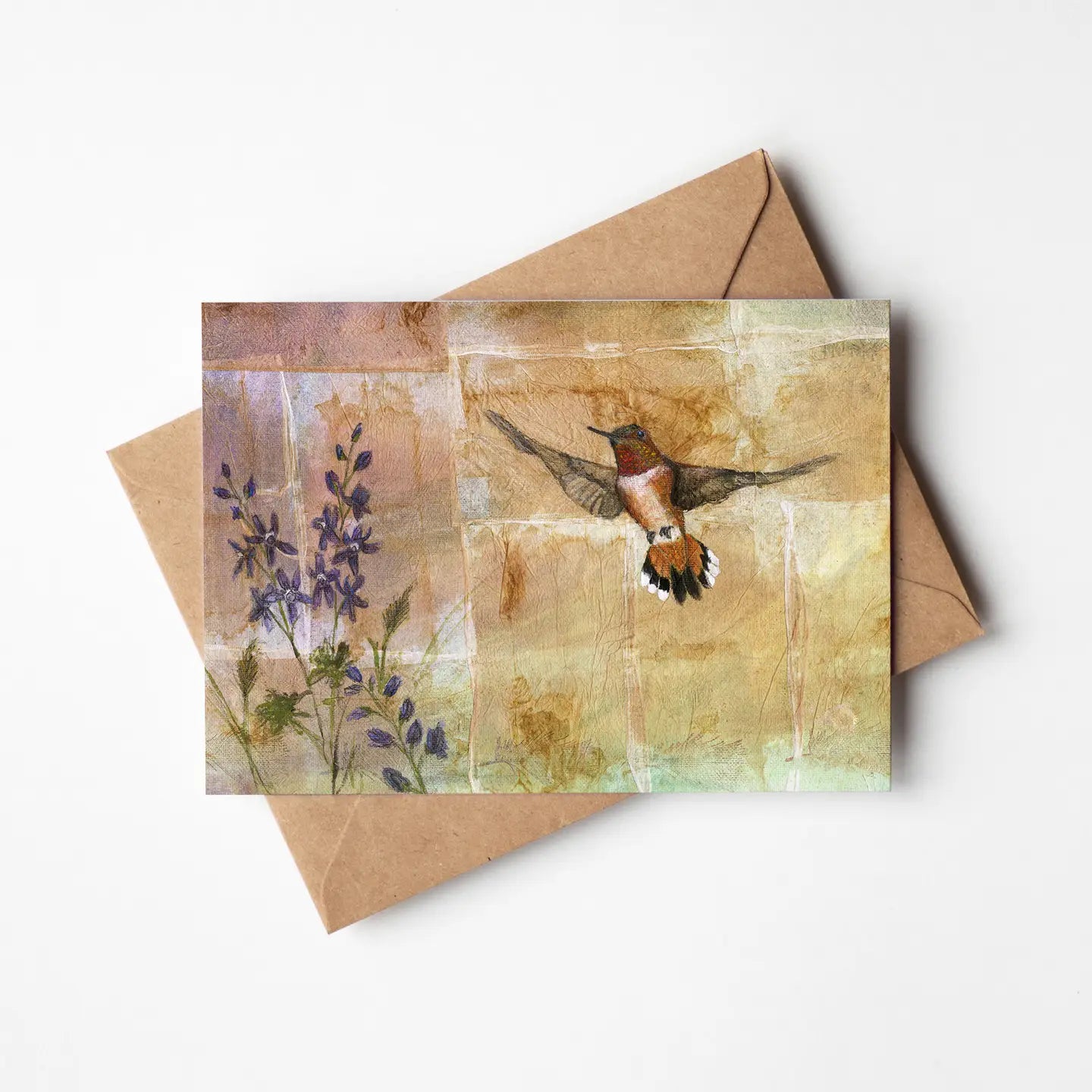 Rufous Hummingbird Greeting Card