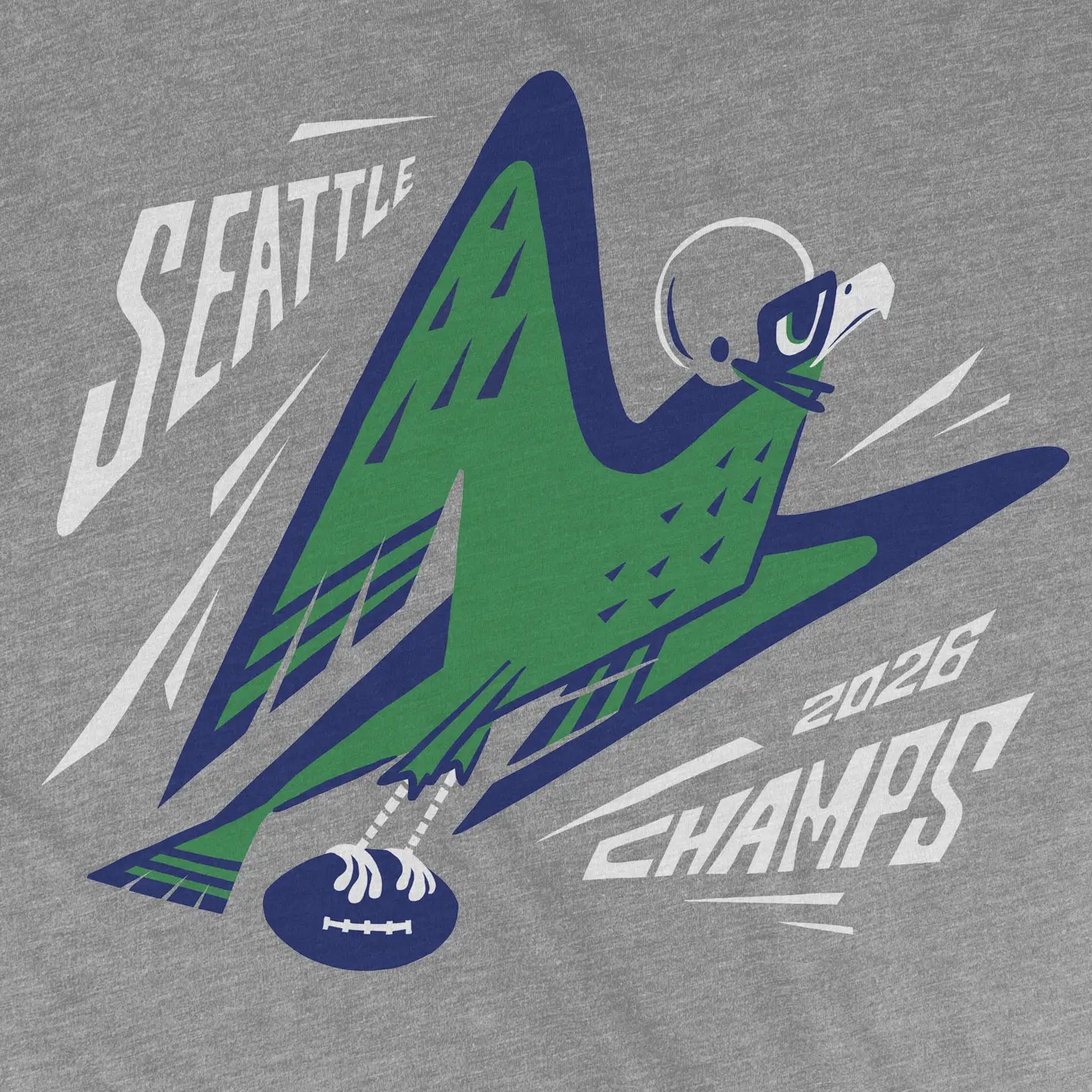 Soaring Seattle Tee (Sweatshirt Gray)