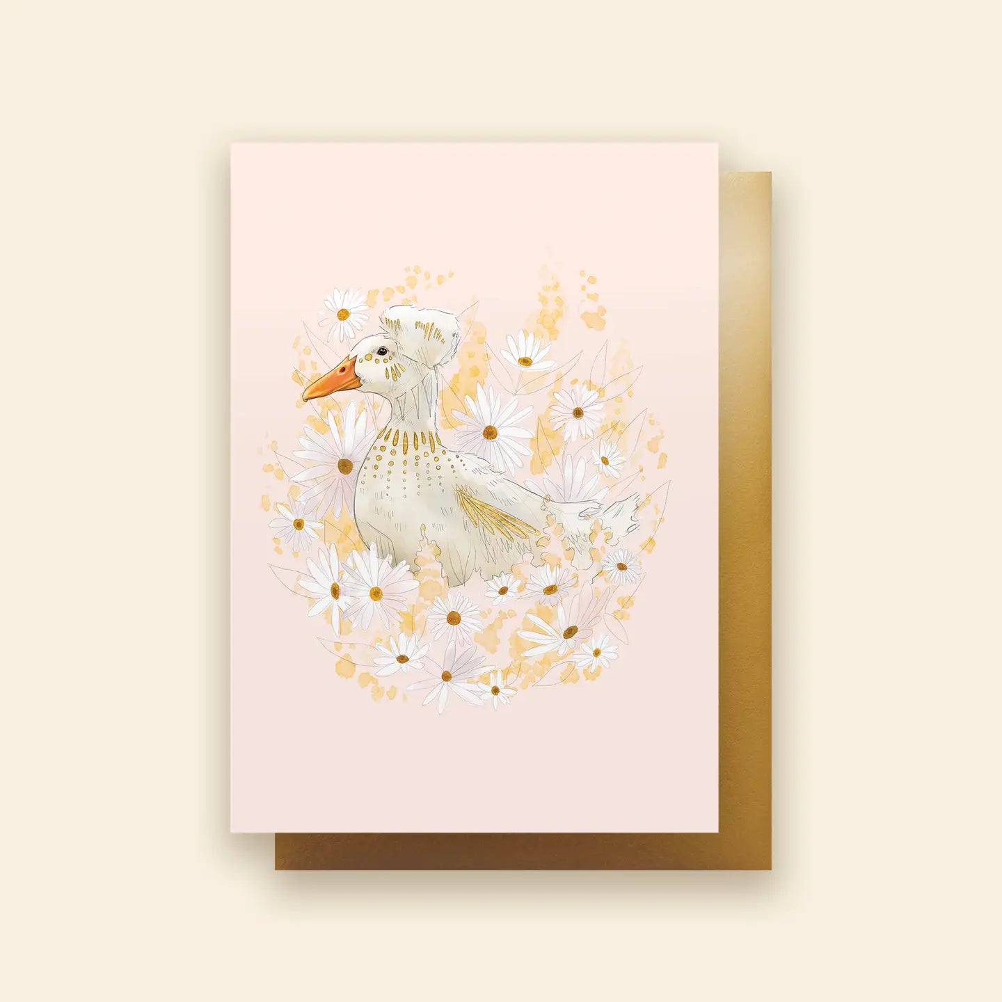 Spring Duck Greeting Card