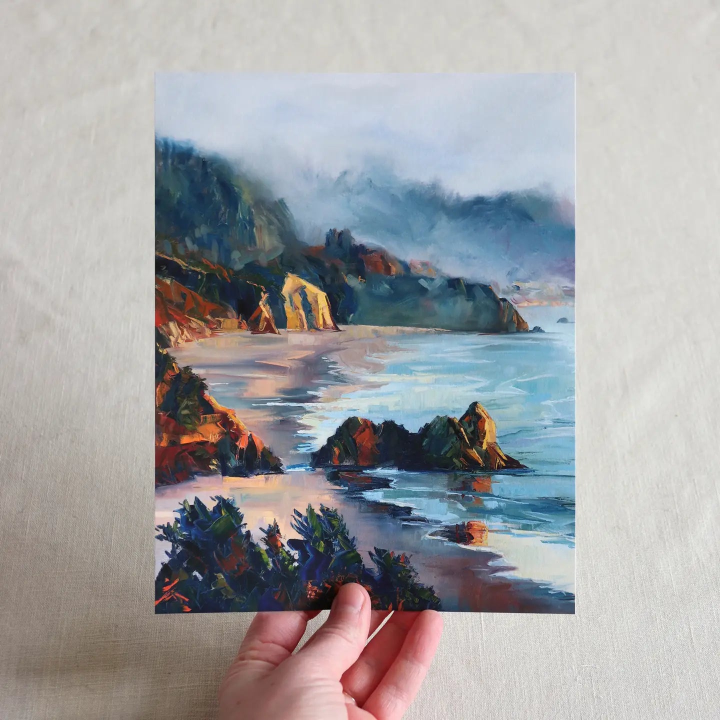 'the coast' Art Print by Taylor Manoles