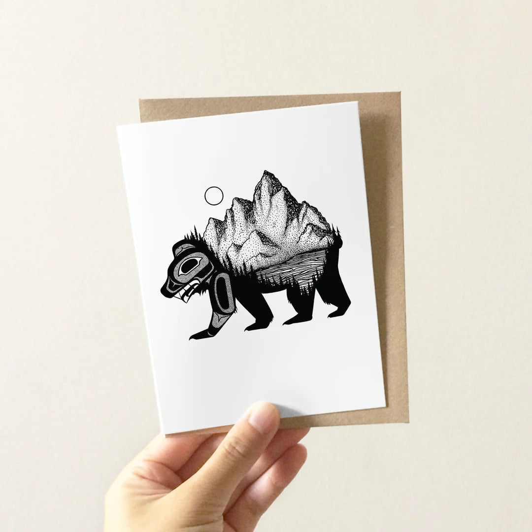 Black Bear Greeting Card