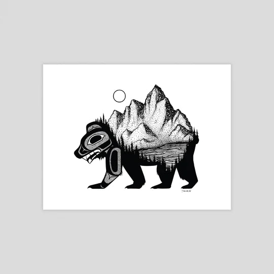 Black Bear Art Print