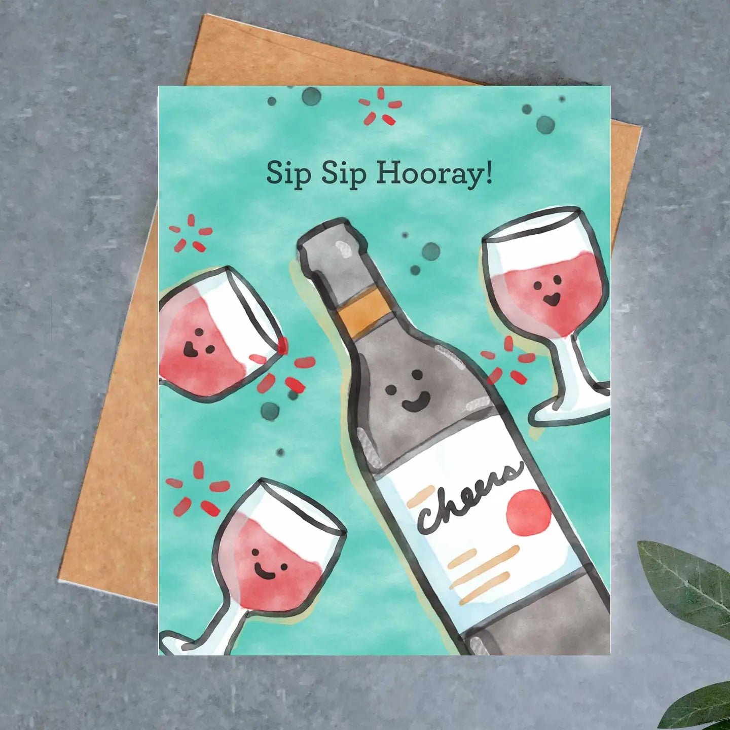 Wine Cheers Card