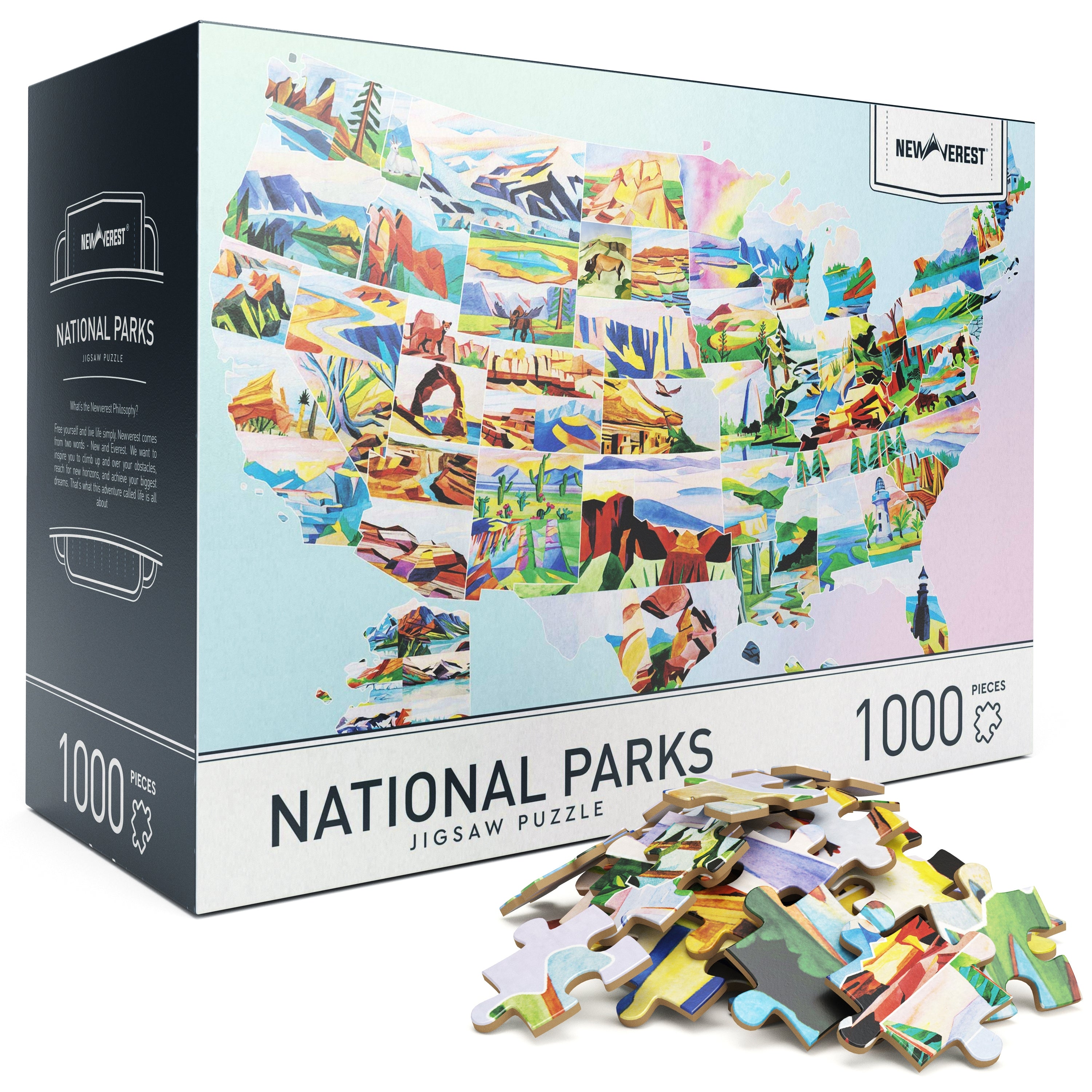 1000 pcs National Parks Jigsaw Puzzles