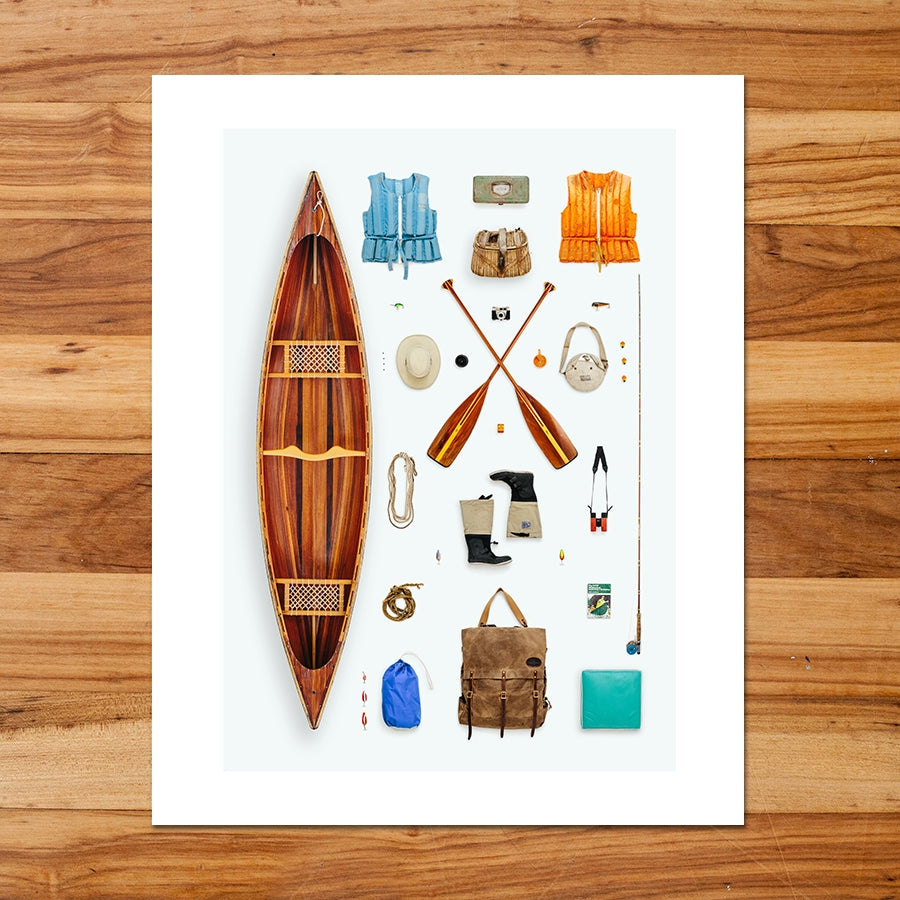 Canoeist Art Print
