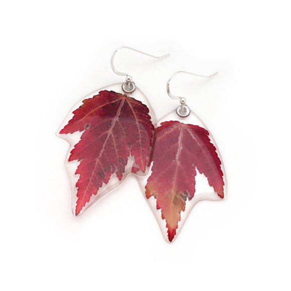 Mini Maple Leaf Earrings