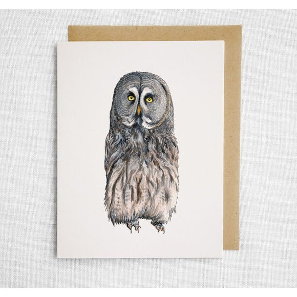 Great Grey Owl Card