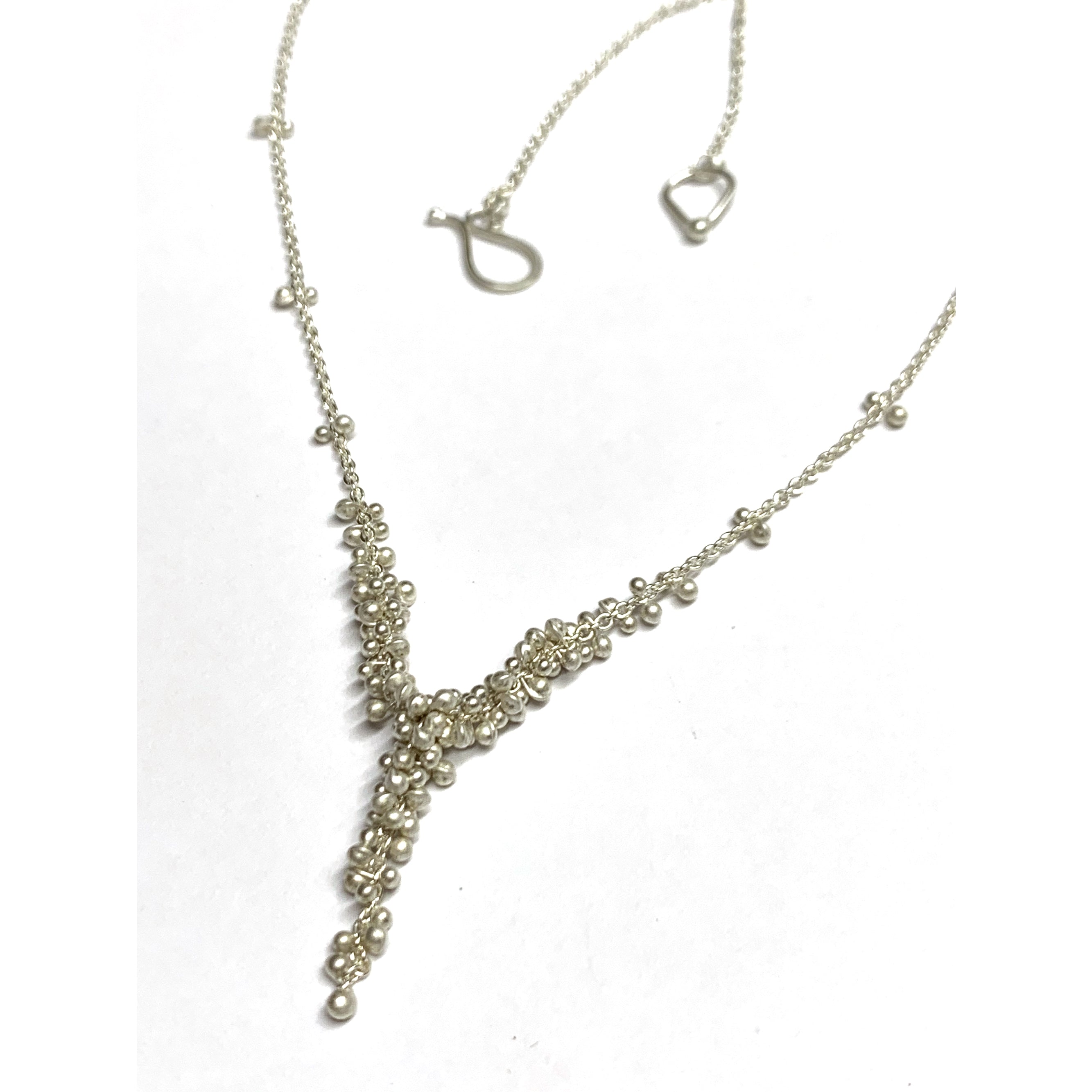 Cascading Wisteria Necklace - 18 inches