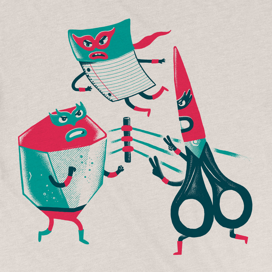 Rock, Paper, Scissors Unisex Shirt
