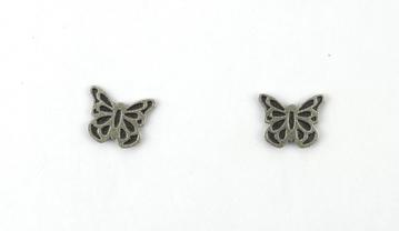 Butterfly Post Silver