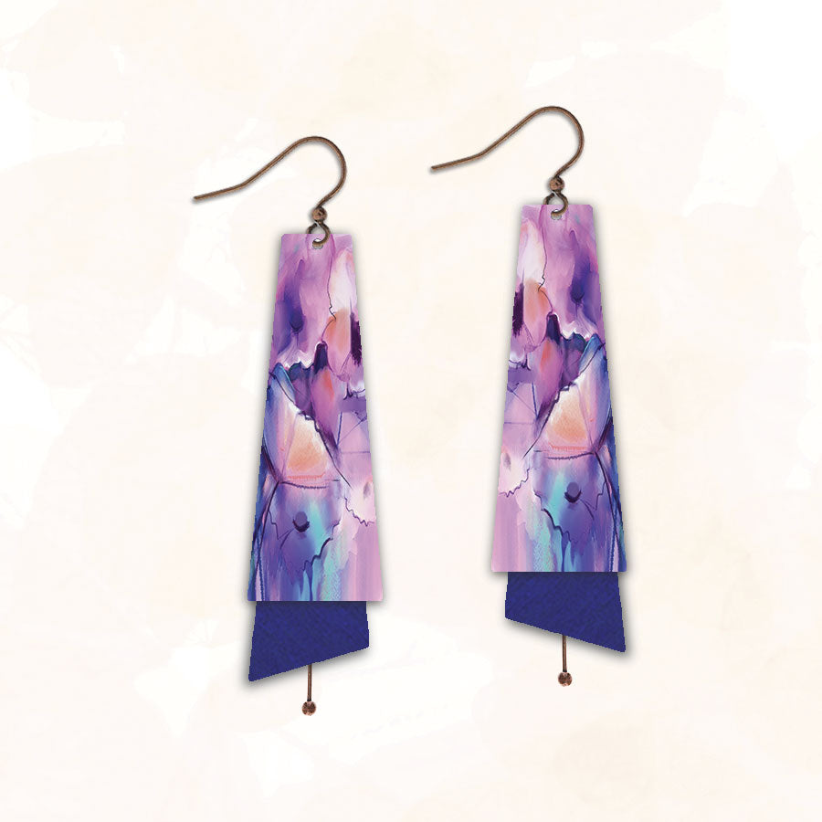 6NTT- Illustrated Light - Abstract Earrings