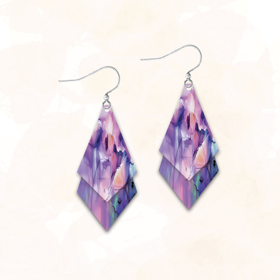 6NTT - Illustrated Light - Abstract Earring