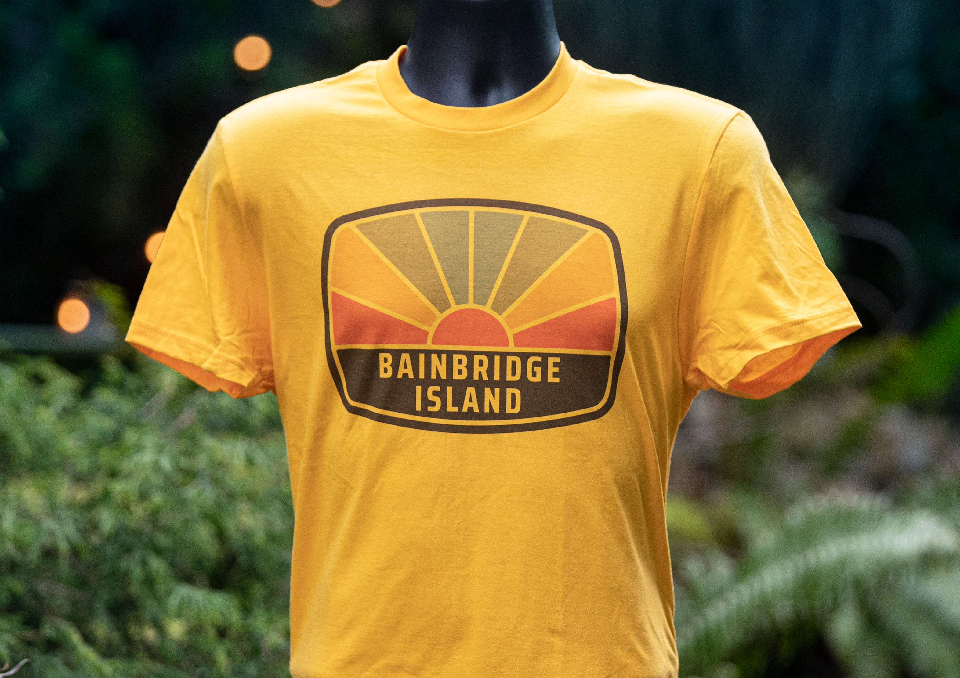 Bainbridge Island "Go Outside" | Unisex Tee Gold