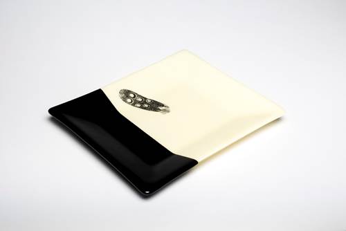 Feather Plate 9.5" x 12"