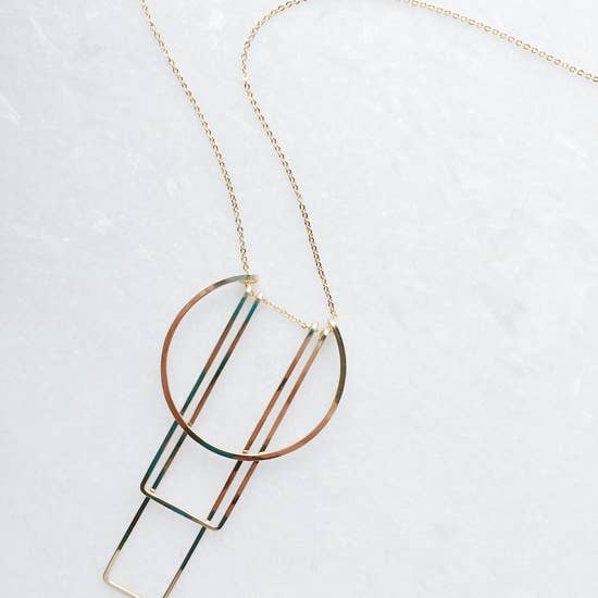 Simple Full Deco Necklace | Sterling Silver
