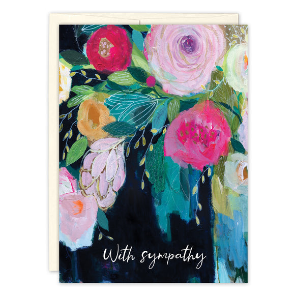 Deep Blooms Card