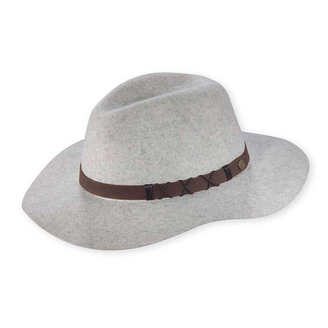 Soho Wide Brim Hat - Dove