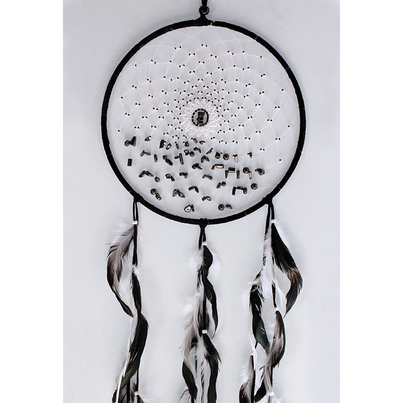 9Dream Catcher - Beaded Black