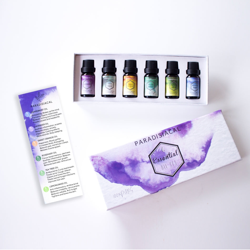 Essential Oils Gift Set - 6 Oils