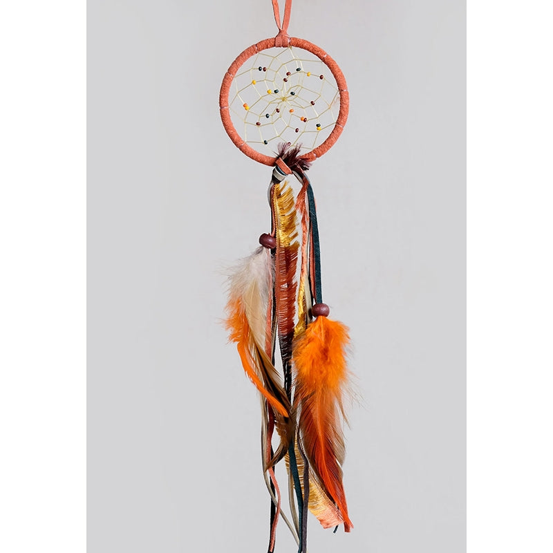 2.5" Fall Dream Catcher - Orange