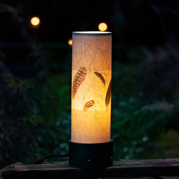 Feathers in Pebble Shade Luminaire by Janna Ugone