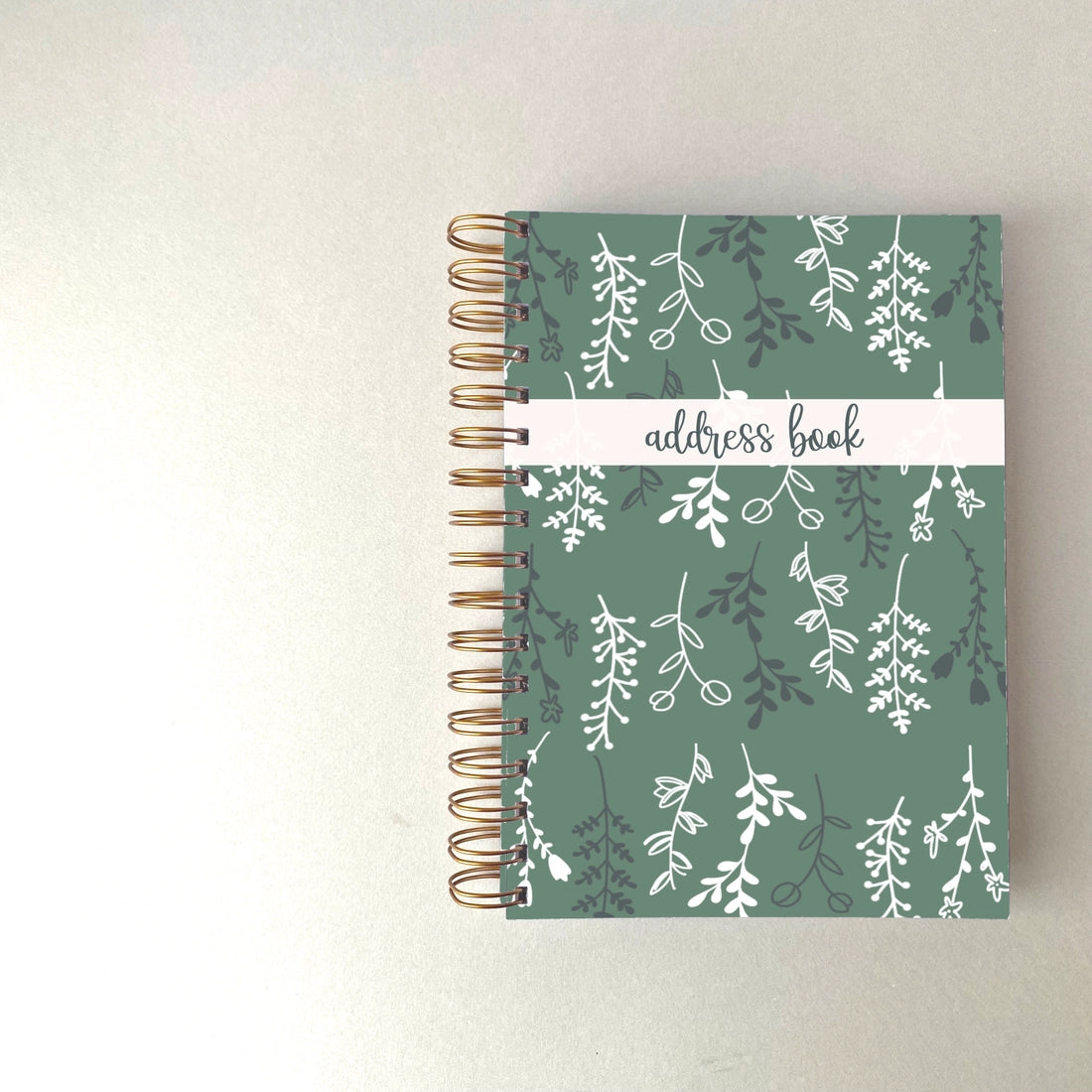 Address Book Floral