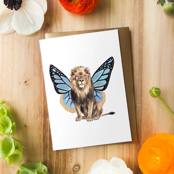 Flutter-Lion | Greeting Card