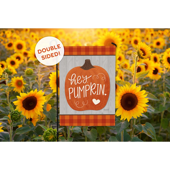 Garden Flag - Hey Pumpkin