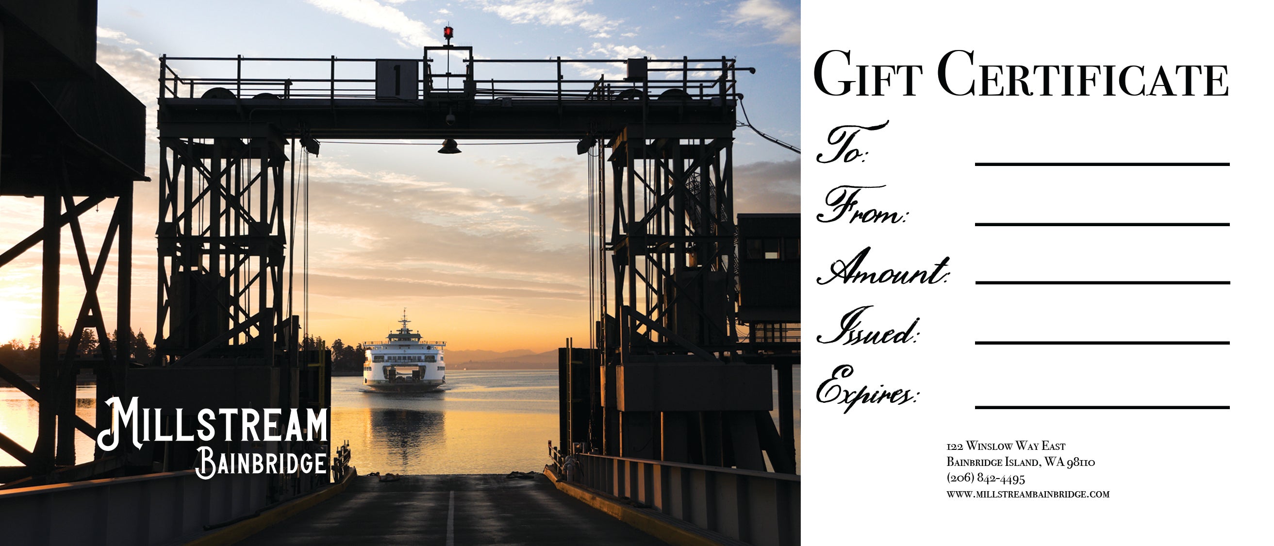 The Millstream Gift Card