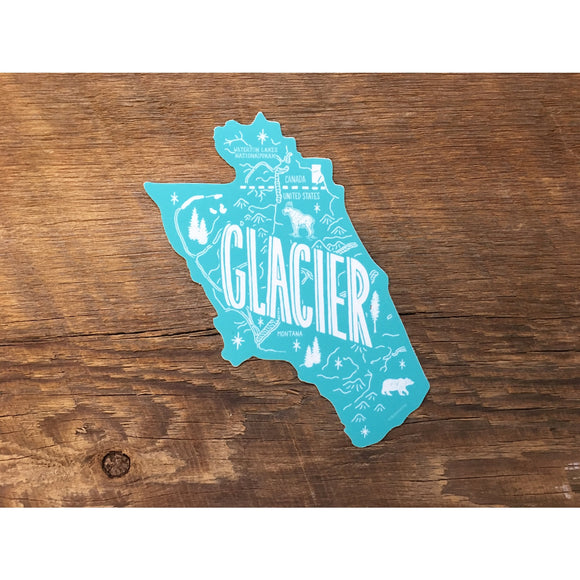 Glacier National Park Stickers